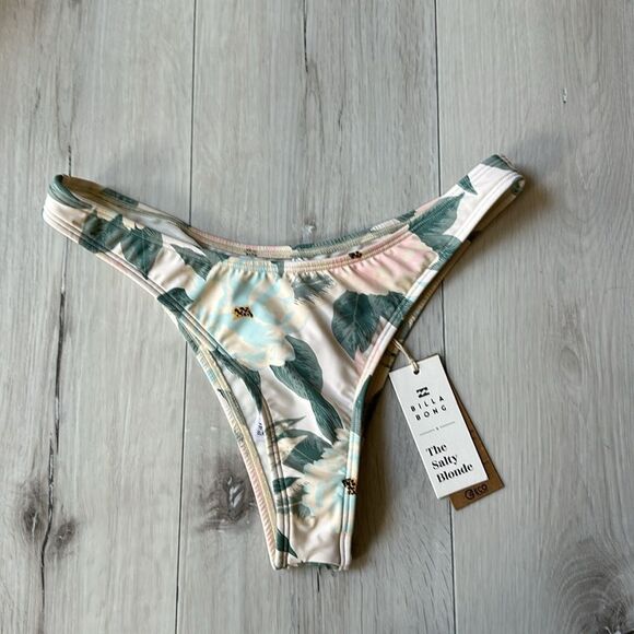 BILLABONG Sandy Babe Hike Super Skimpy Coverage Maui Nix Bikini Bottom M/10 Nwt - Picture 4 of 7